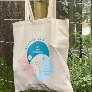 Learn All About Allergies 2 Tote Bag @ Dr Helen Allergy