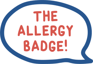 The Allergy Badge Logo - Dr Helen Allergy Useful Resources